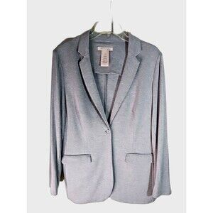 Philosophy Ladies Casual Blazer Grey Heather Size XL $88 Retail
